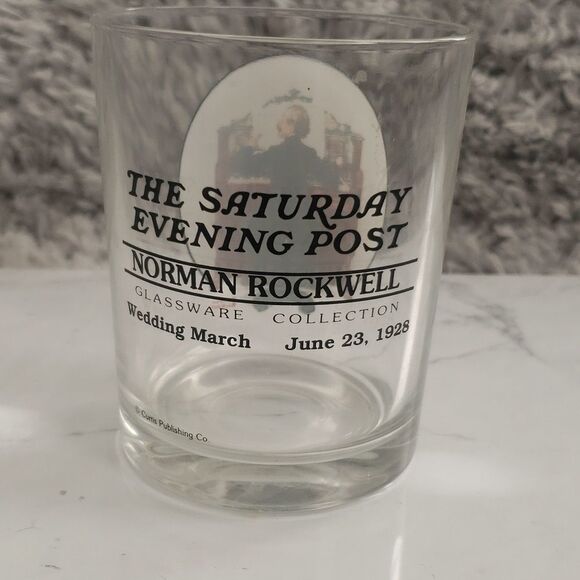 NORMAN ROCKWELL- The Saturday Evening Post Vintage Glasswear Collection - Picture 2 of 4